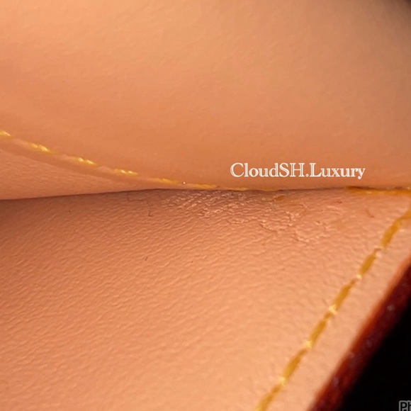 Auth Louis Vuitton Cherry Blossom Red Pink Monogram Card Holder Wallet - Picture 14 of 14